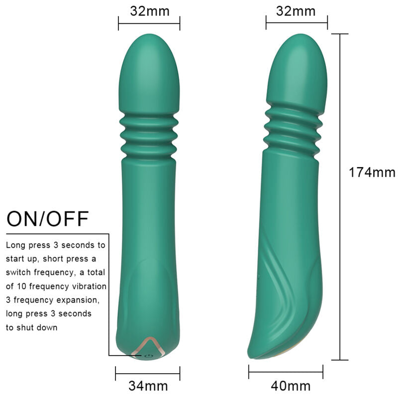 ARMONY - GREEN G-SPOT VIBRATOR & THRUSTING - Amore24