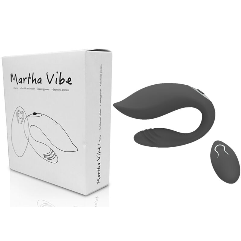 ARMONY - MARTHA VIBRATOR FOR COUPLES BLACK REMOTE CONTROL - Amore24