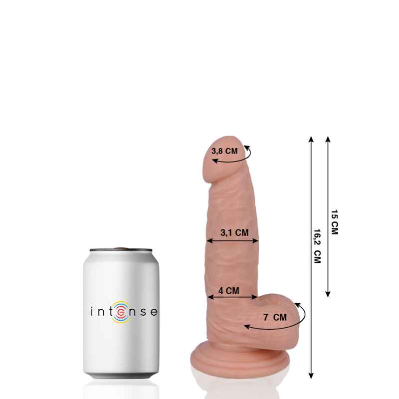 MR INTENSE - 4 REALISTIC COCK 16.2 CM -O- 3.1 CM - Amore24