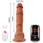 CYBER SILICOCK - REMOTE CONTROL REALISTIC MASTER BEN 23.88 CM -O- 4.3 CM - Amore24