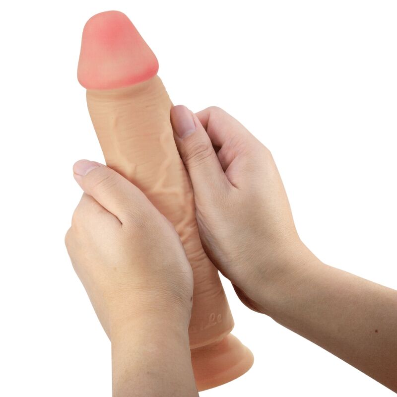 PRETTY LOVE - SLIDING SKIN SERIES REALISTIC DILDO WITH SLIDING SKIN SUCTION CUP FLESH 23.4 CM - Amore24