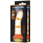 PRETTY LOVE - MAGICAL NIGHTFALL DILDO WITHOUT VIBRATION LUMINOUS ORANGE - Amore24