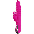 ARMONY - RABBIT DOUBLE TONGUE MULTIFUNCTION VIBRATOR FUCHSIA HEAT EFFECT - Amore24