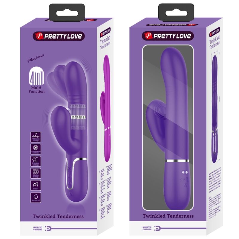 PRETTY LOVE - MULTIFUNCTION G-SPOT VIBRATOR PURPLE - Amore24