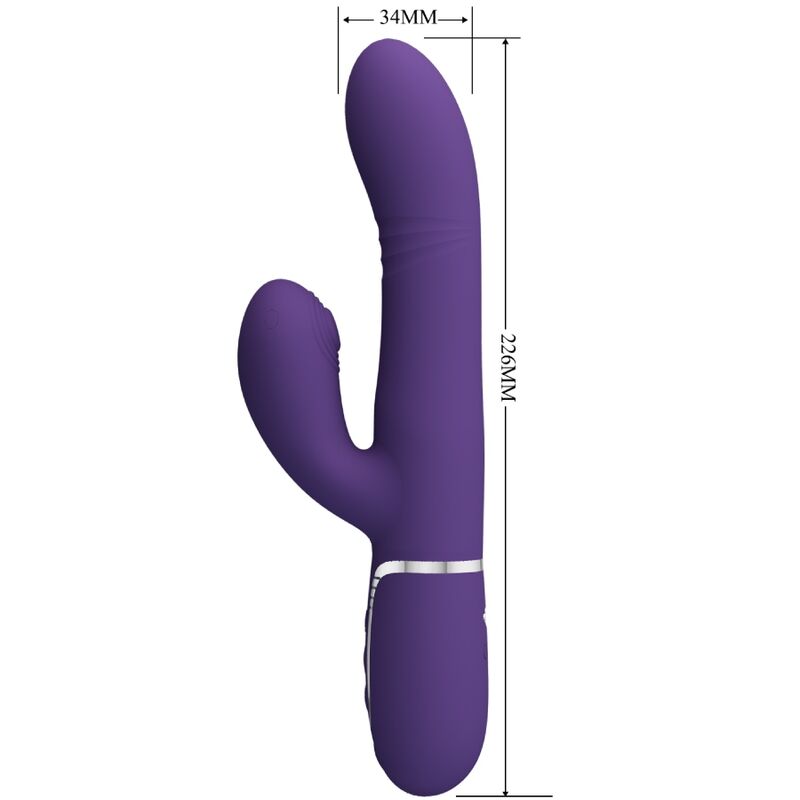 PRETTY LOVE - MULTIFUNCTION G-SPOT VIBRATOR PURPLE - Amore24