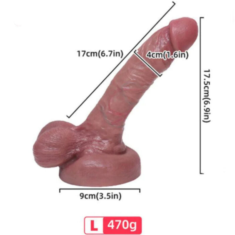 ARMONY - REALISTIC LIQUID SILICONE DILDO 17 CM - Amore24