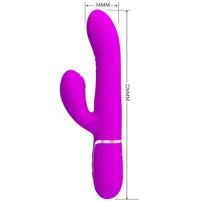 PRETTY LOVE - MULTIFUNCTION G-SPOT VIBRATOR FUCHSIA - Amore24
