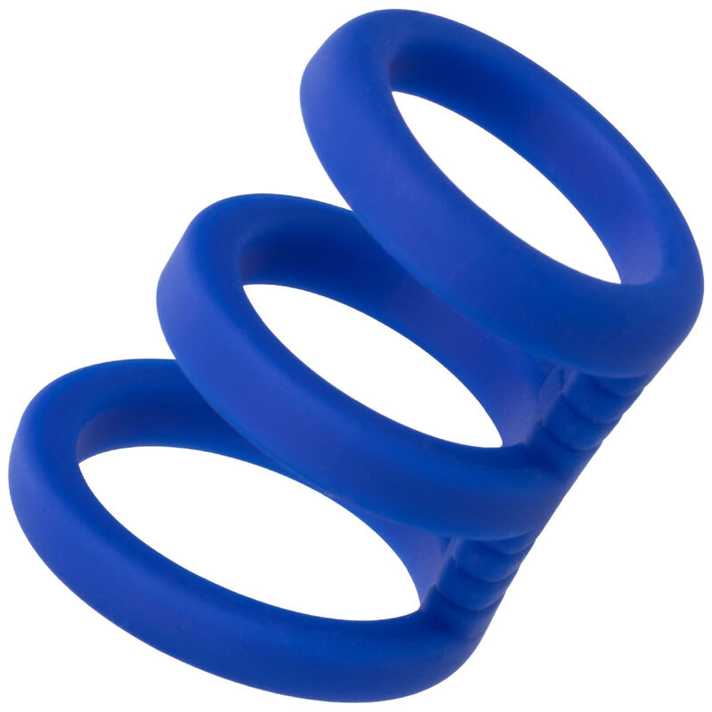 CALEXOTICS - ADMIRAL TRIPLE COCK CAGE BLUE - Amore24