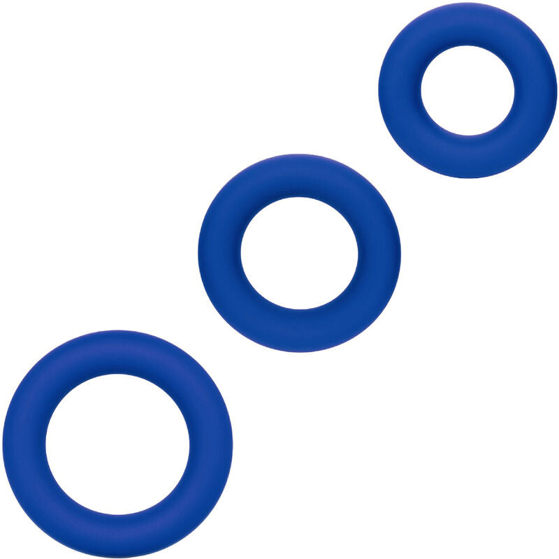 CALEXOTICS - ADMIRAL COCK RING SET BLUE - Amore24