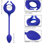CALEXOTICS - ADMIRAL WEIGHTED COCK RING BLUE - Amore24