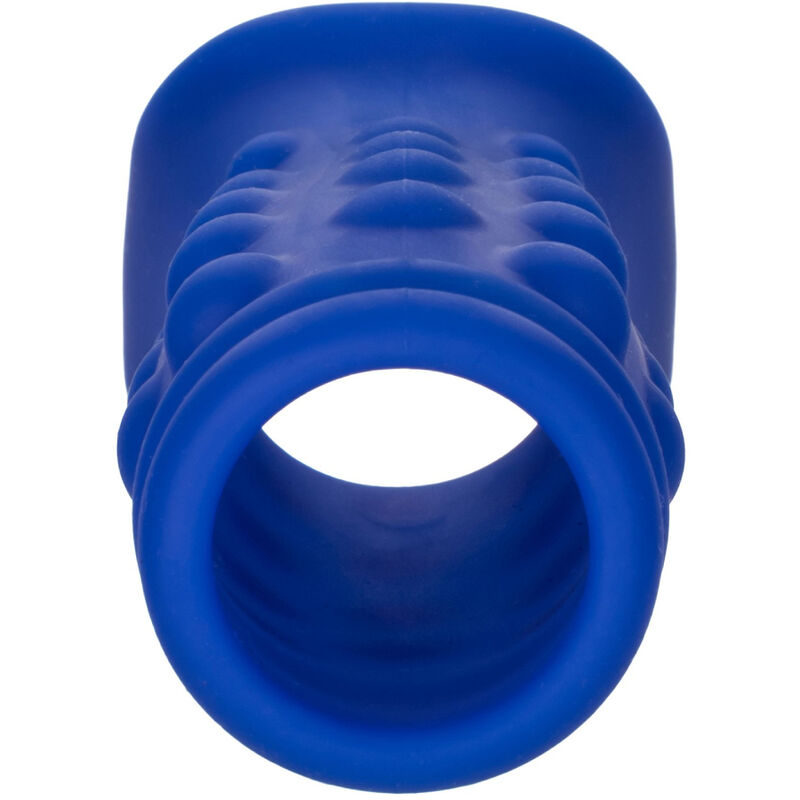 CALEXOTICS - ADMIRAL BEADED PENIS COVER LIQUID SILICONE BLUE - Amore24