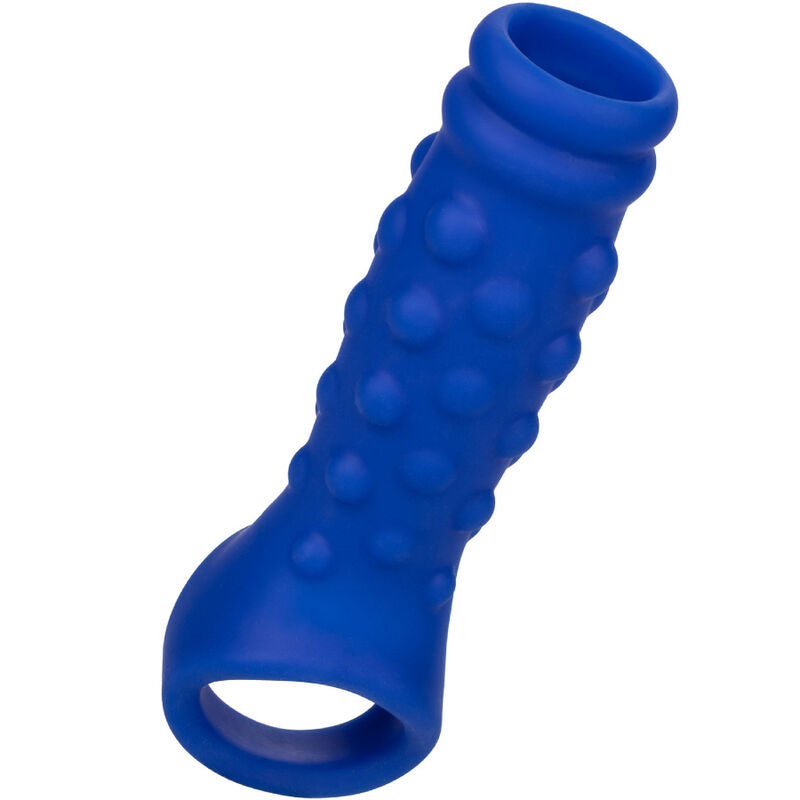 CALEXOTICS - ADMIRAL BEADED PENIS COVER LIQUID SILICONE BLUE - Amore24