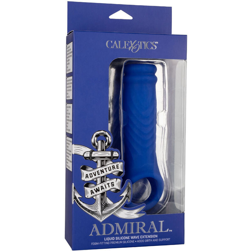 CALEXOTICS - ADMIRAL WAVE PENIS COVER LIQUID SILICONE BLUE - Amore24