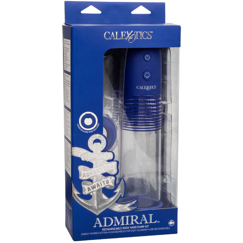 CALEXOTICS - ADMIRAL ERECTION PUMP KIT RECHARGEABLE - Amore24