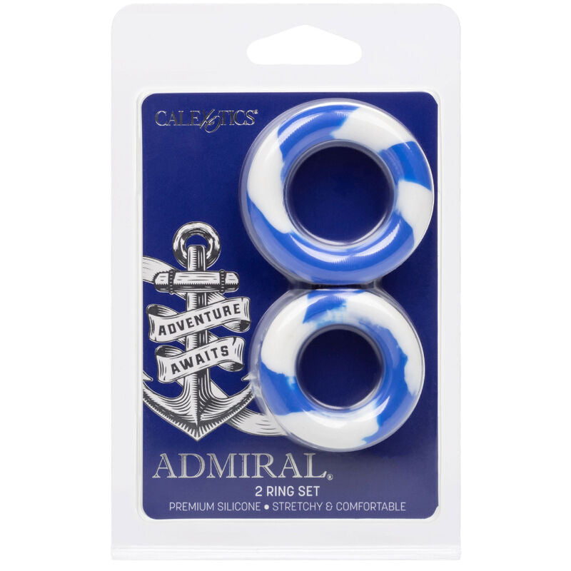 CALEXOTICS - ADMIRAL SET 2 PENIS RINGS - Amore24