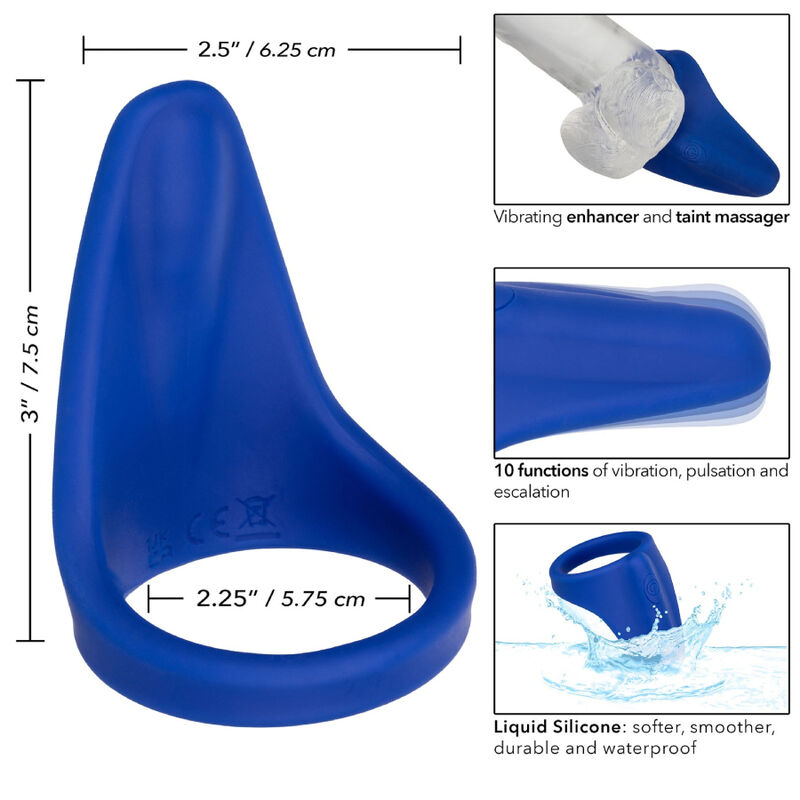 CALEXOTICS - ADMIRAL PERINEUM MASSAGER BLUE - Amore24