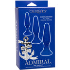 CALEXOTICS - ADMIRAL KIT 3 ANAL PLUG BLUE - Amore24