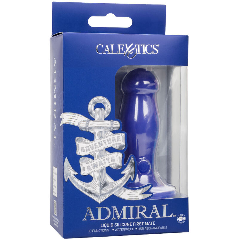 CALEXOTICS - ADMIRAL FIRST MATE ANAL PLUG VIBRATOR BLUE - Amore24