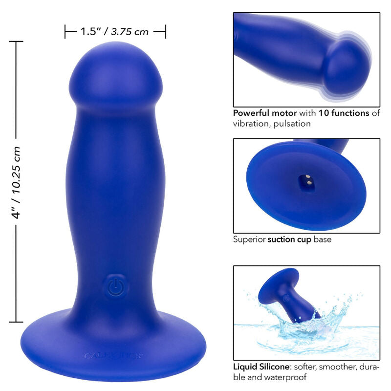 CALEXOTICS - ADMIRAL FIRST MATE ANAL PLUG VIBRATOR BLUE - Amore24
