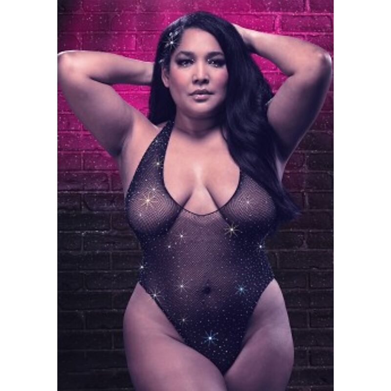 CALEXOTICS - RADIANCE SHOULDER SHRUG RHINE PLUS SIZE - Amore24
