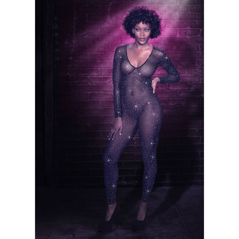 CALEXOTICS - RADIANCE CROTCHLESS FULL BODYSUIT RHINE - Amore24