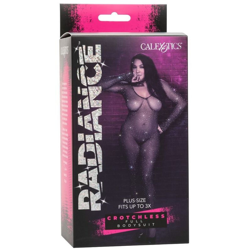 CALEXOTICS - RADIANCE CROTCHLESS FULL BODYSUIT RHINE PLUS SIZE - Amore24