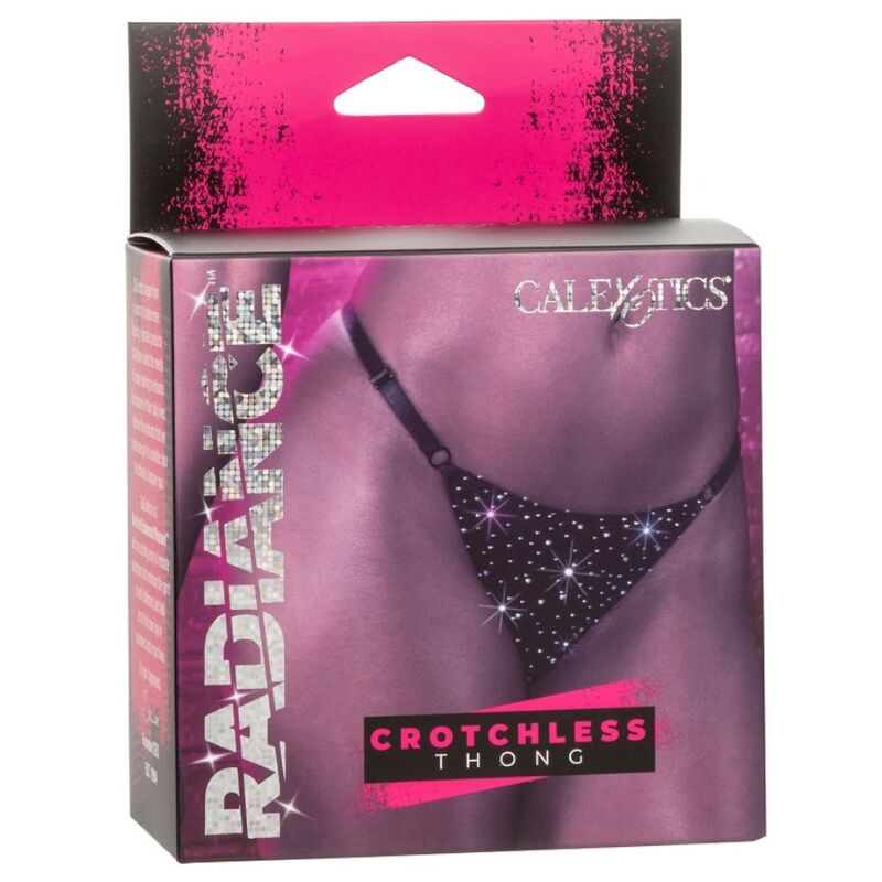 CALEXOTICS - RADIANCE CROTCHLESS THONG RHINE - Amore24