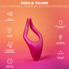 DUREX -  MULTI-STIMULATOR TOY RIDE & TEASE - Amore24