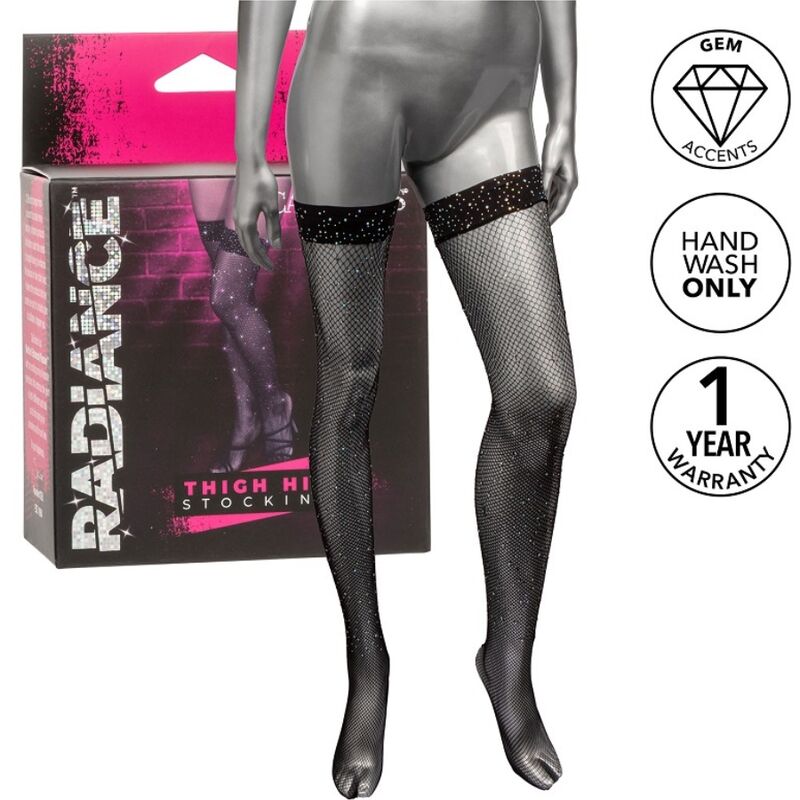 CALEXOTICS - RADIANCE THIGH HIGH STOCKINGS RHINE - Amore24