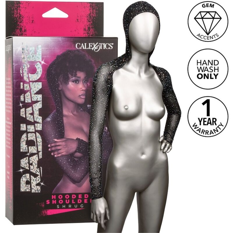 CALEXOTICS - RADIANCE HOODED SHOULDER SHRUG RHINE - Amore24