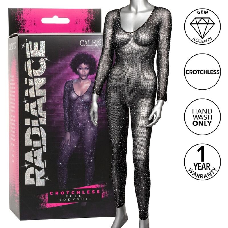 CALEXOTICS - RADIANCE CROTCHLESS FULL BODYSUIT RHINE - Amore24