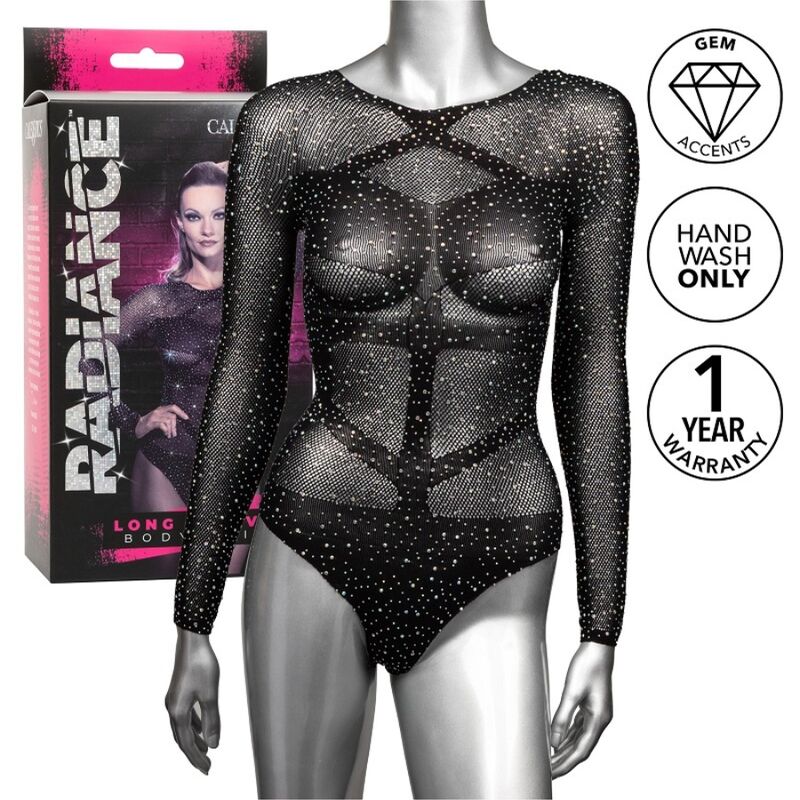 CALEXOTICS - RADIANCE LONG SLEEVE BODYSUIT RHINE - Amore24