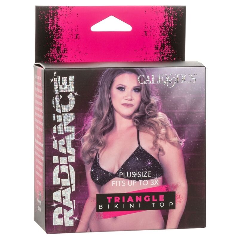CALEXOTICS - RADIANCE TRIANGLE BIKINI TOP RHINE PLUS SIZE - Amore24