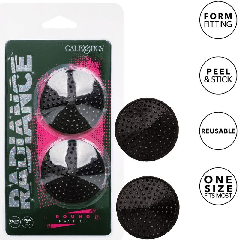 CALEXOTICS - RADIANCE ROUND SHAPE JEWEL NIPPLE COVERS - Amore24