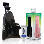 FLESHLIGHT - GO PINK LADY SURGE VAGINA + UNIVERSAL LAUNCH + AQUA QUALITY LUBRICANT 50 ML - Amore24