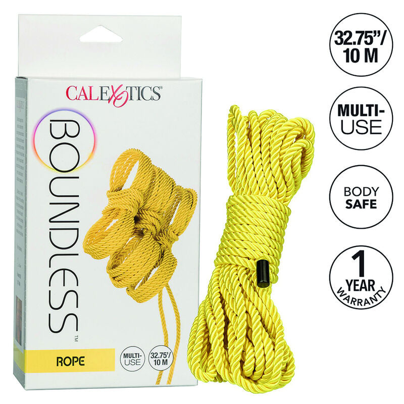 CALEXOTICS - BOUNDLESS ROPE 10M YELLOW - Amore24
