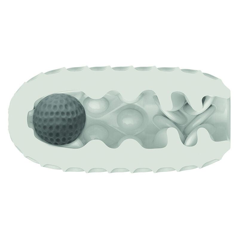CALEXOTICS - BOUNDLESS REVERSIBLE SQUISHY BALL STROKE YELLOW - Amore24