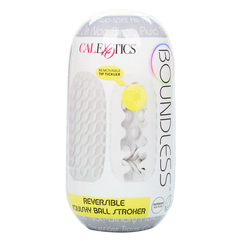 CALEXOTICS - BOUNDLESS REVERSIBLE SQUISHY BALL STROKE GREY - Amore24