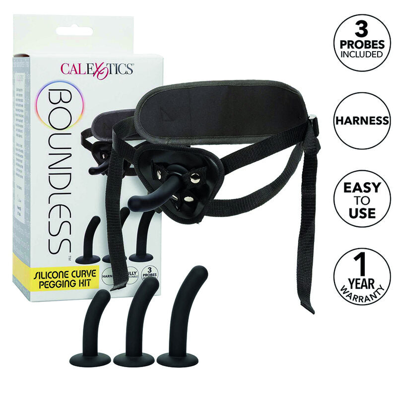 CALEXOTICS - BOUNDLESS SILICONE CURVE PEGGING KIT - Amore24