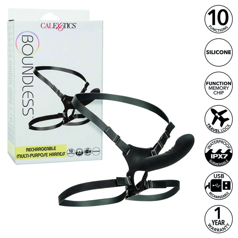 CALEXOTICS - BOUNDLESS RECHARGABLE MULTI-PORPUSE ARNESS - Amore24