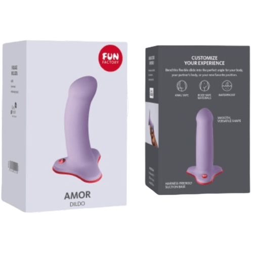 FUN FACTORY - AMOR DILDO BEGINNERS BLACK - Amore24