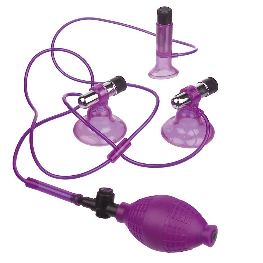 FETISH FANTASY SERIES - VIBRATING TRIPLE SUCKERS - Amore24