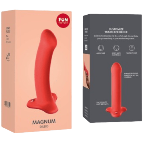 FUN FACTORY - MAGNUM DILDO FLASHY CORAL - Amore24