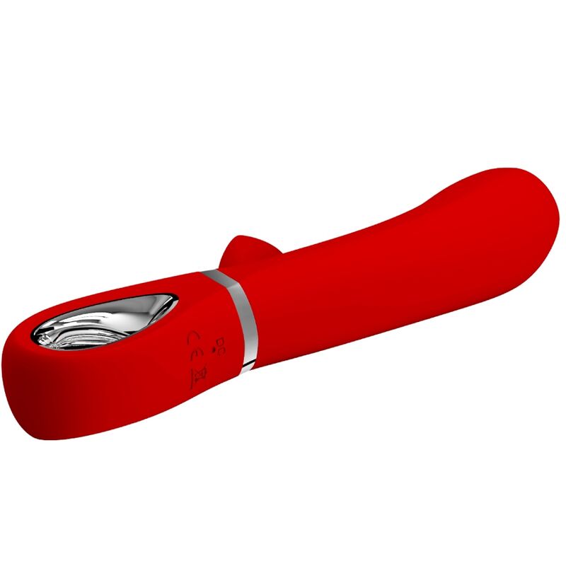 PRETTY LOVE - THOMAS MULTIFUNCTION G - SPOT VIBRATOR RED - Amore24