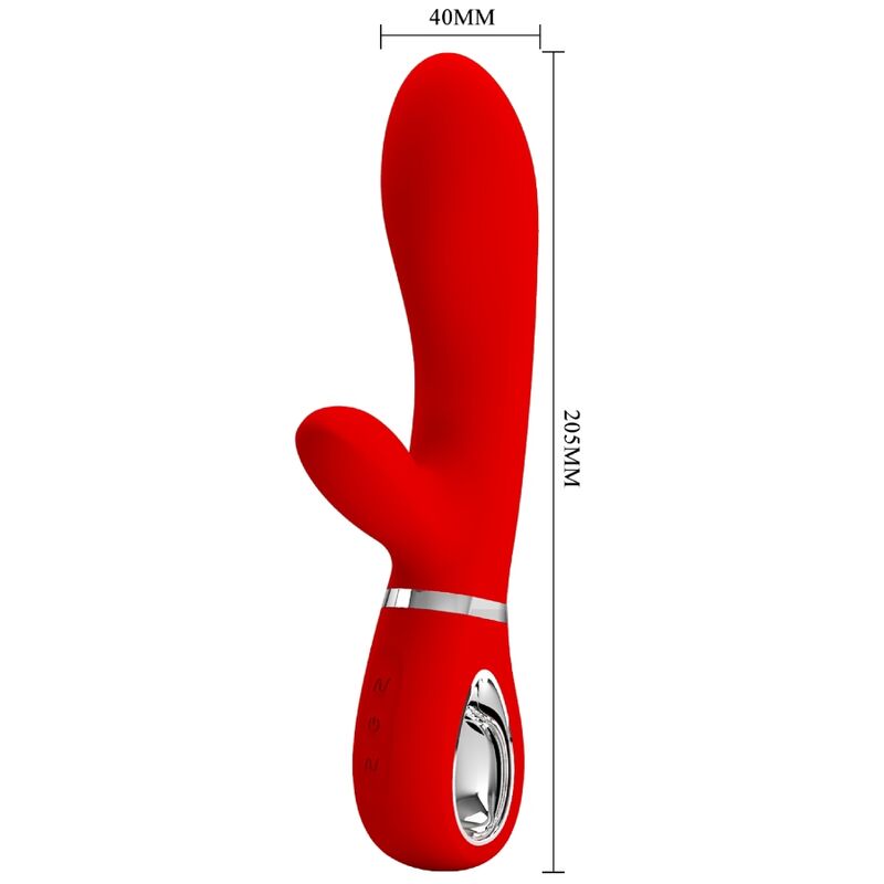 PRETTY LOVE - THOMAS MULTIFUNCTION G - SPOT VIBRATOR RED - Amore24