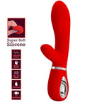 PRETTY LOVE - THOMAS MULTIFUNCTION G - SPOT VIBRATOR RED - Amore24
