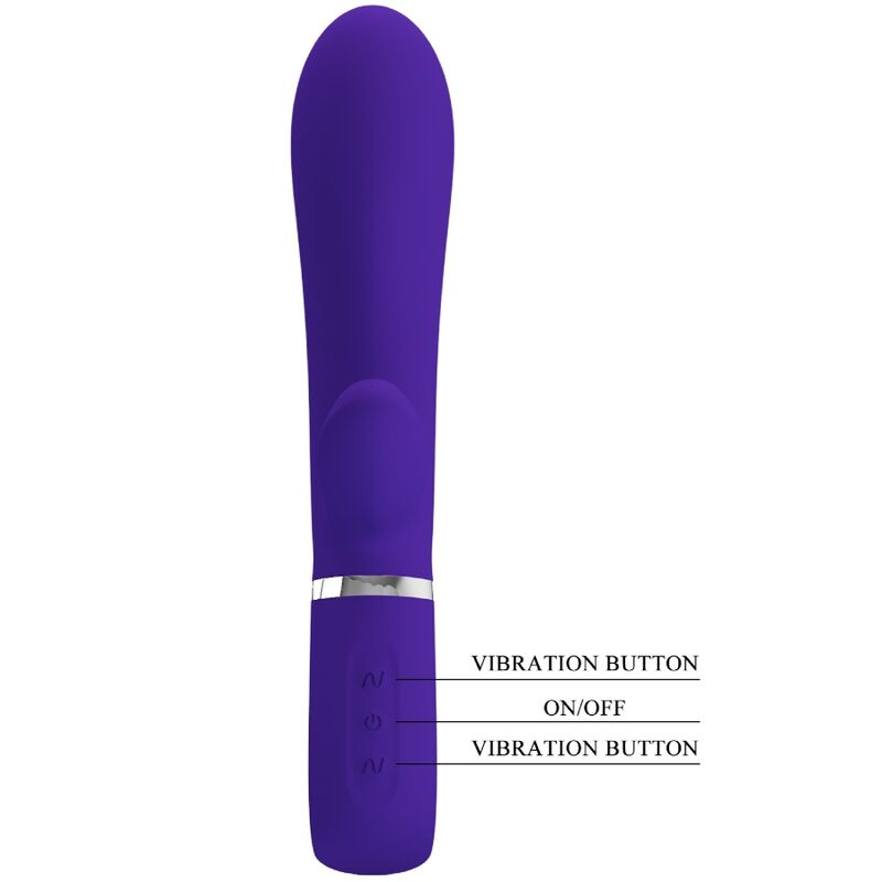 PRETTY LOVE - THOMAS MULTIFUNCTION G-SPOT VIBRATOR PURPLE - Amore24