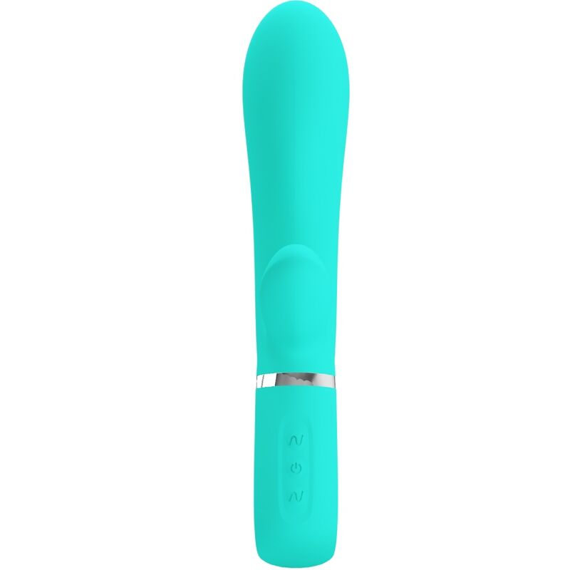 PRETTY LOVE - THOMAS MULTIFUNCTION G-SPOT VIBRATOR AQUA GREEN - Amore24