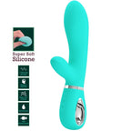 PRETTY LOVE - THOMAS MULTIFUNCTION G-SPOT VIBRATOR AQUA GREEN - Amore24
