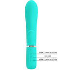 PRETTY LOVE - THOMAS MULTIFUNCTION G-SPOT VIBRATOR AQUA GREEN - Amore24